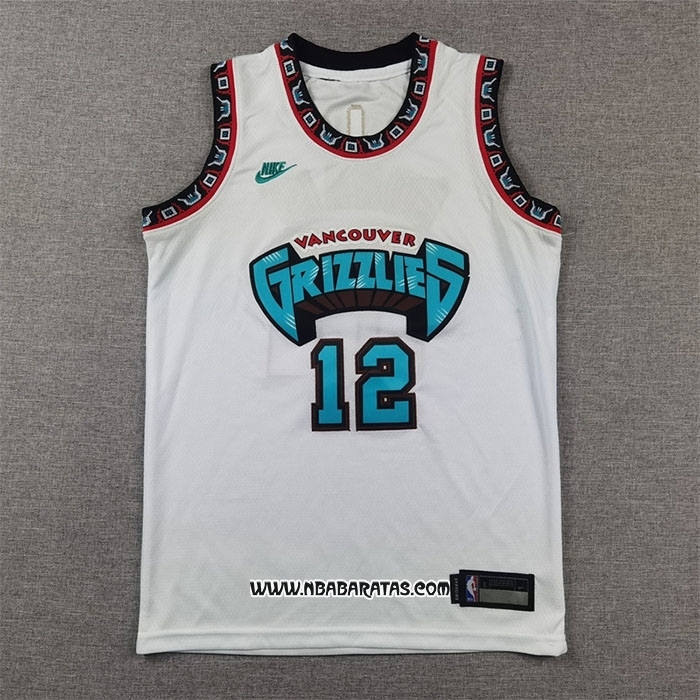 Camiseta Nino Memphis Grizzlies Ja Morant #12 Classic 2024-25 Blanco